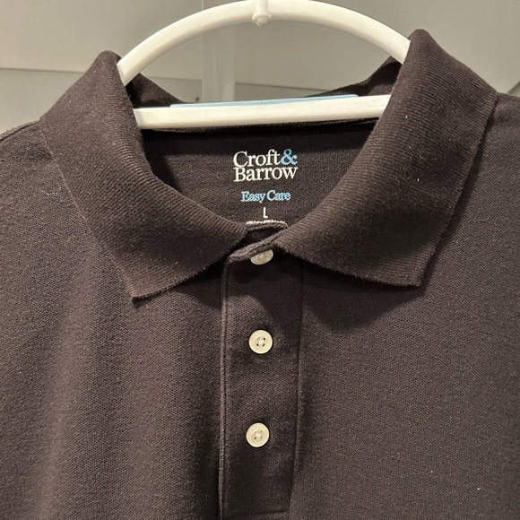 Croft & Barrow Black Polo - Picture 3 of 6